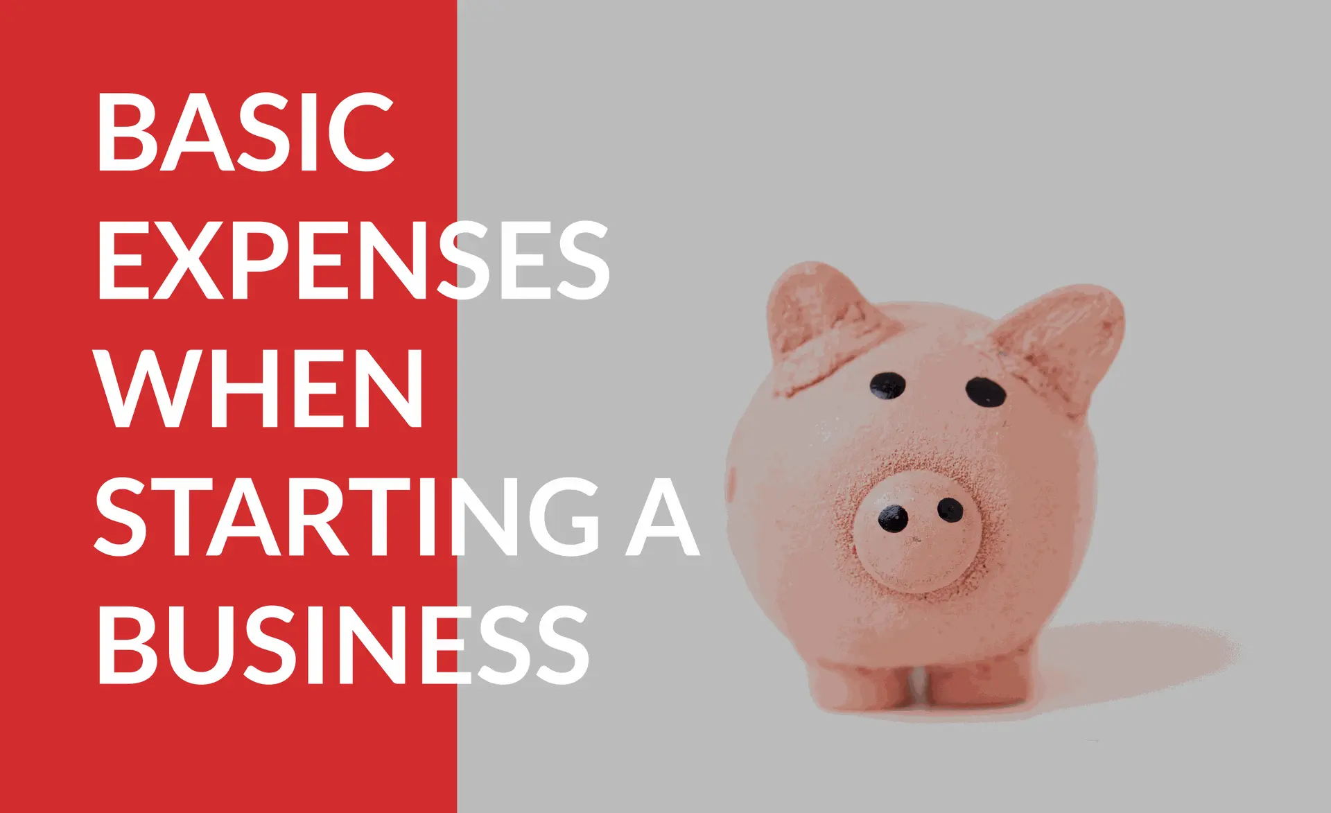 Basic expenses when starting a biz